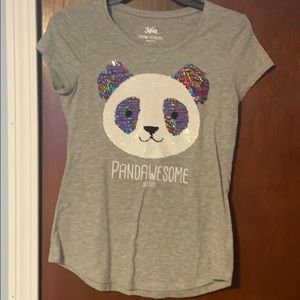 Panda T-shirt (Flipping sequins)